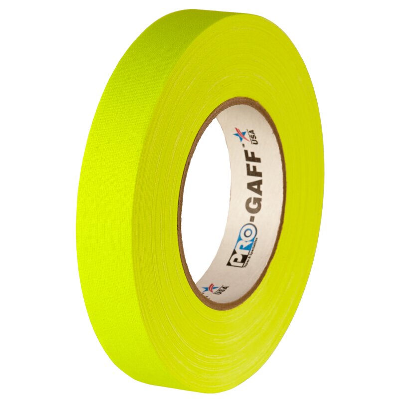 ProGaff Tape Neon Yellow 24mm x 45.7m