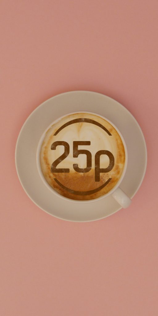 Kaffee 25p